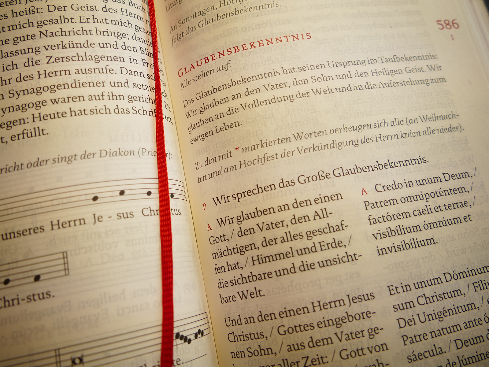 Glaubensbekenntnis im Gotteslob